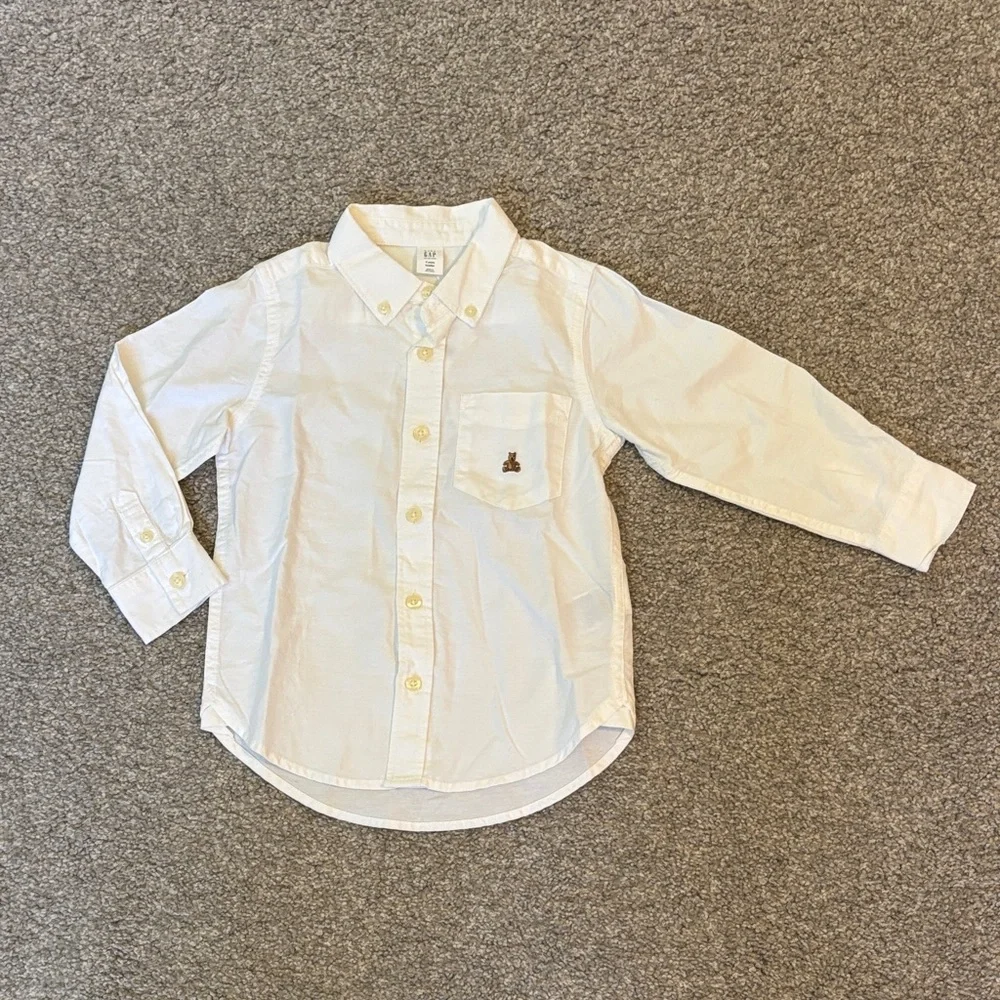 Classic White Kids Shirt Gap 4T New!! NWOT